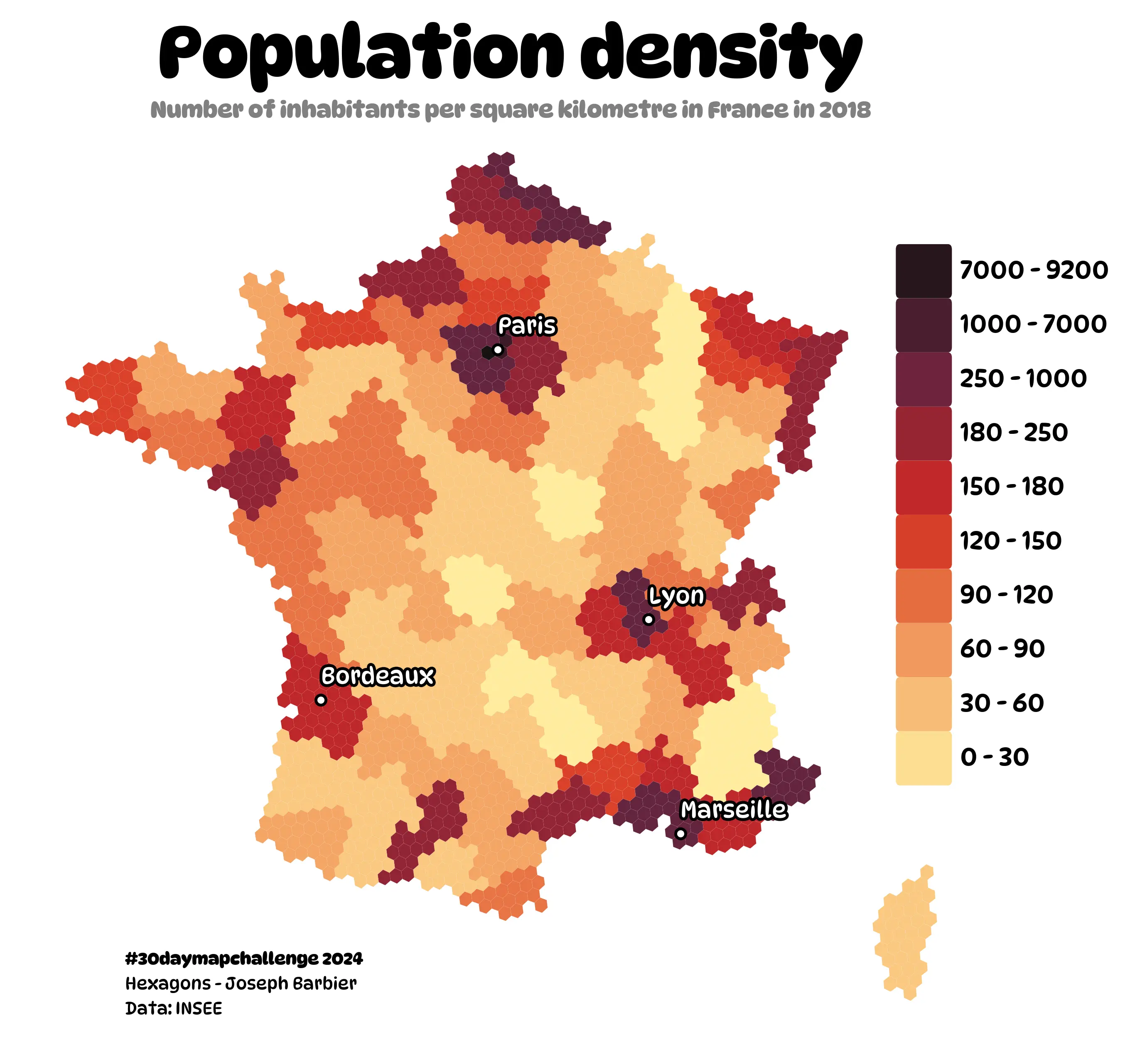 img of a map of france made with python